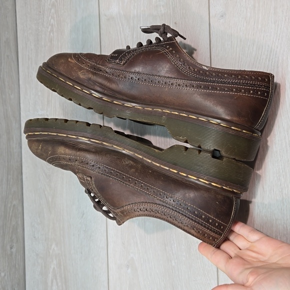 Vintage Doc Dr.Martens Mens Leather Oxford Chunky Tractor shoes sz UK 11 US 12 main image 11
